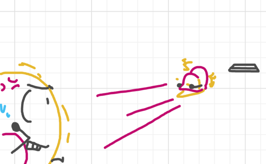 A panel from What's The Point, episode five of the Board Boards object show by Furretwalk/WalkingFurret.